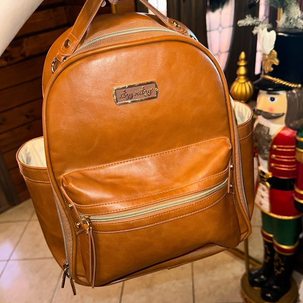 Itzy Ritzy Tan Backpack